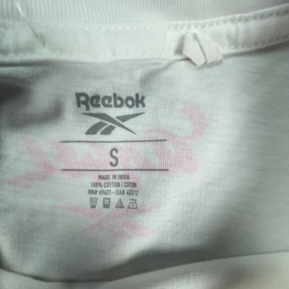 Reebok Top Womens Small White Baller Basketball Sports Angel Reese WNBA NWT - Picture 3 of 6